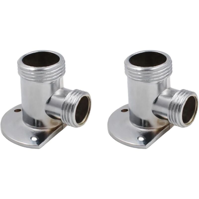 Lot De 2 Convertisseurs De Surface De Douche, Dn20 Vers Dn15 Mâle, Raccords Muraux À Eau, Installation Facile Pour Douches Exposées