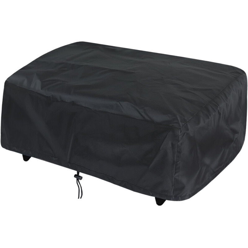 Housse De Protection Pour Plancha À Gaz 80x60x25 Cm – Tissu Oxford 420d 100 % Imperméable – Installation Facile Avec Cordon De Serrage