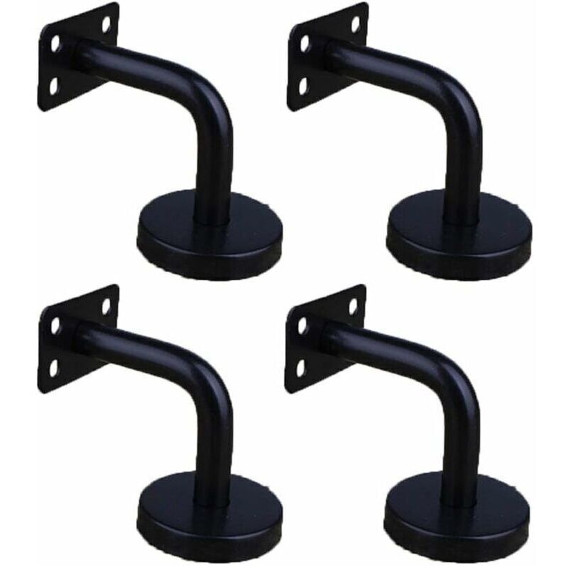 4 Pièces Acier Inoxydable Supports De Main Courante Pour Fixation Murale Supports De Rail D'Escalier Pour Rampe Escalier Support Mural De Garde-corps