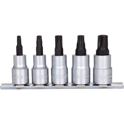Ks Tools 3/8 Bit-Stecknuss-Satz für mts MORTORq-Schrauben, 5-tlg.