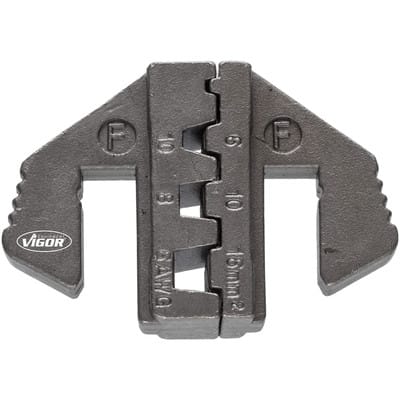 Crimp-Einsatz f: für Aderendhülsen über 6,0 mm2 ∙ V2499-F
