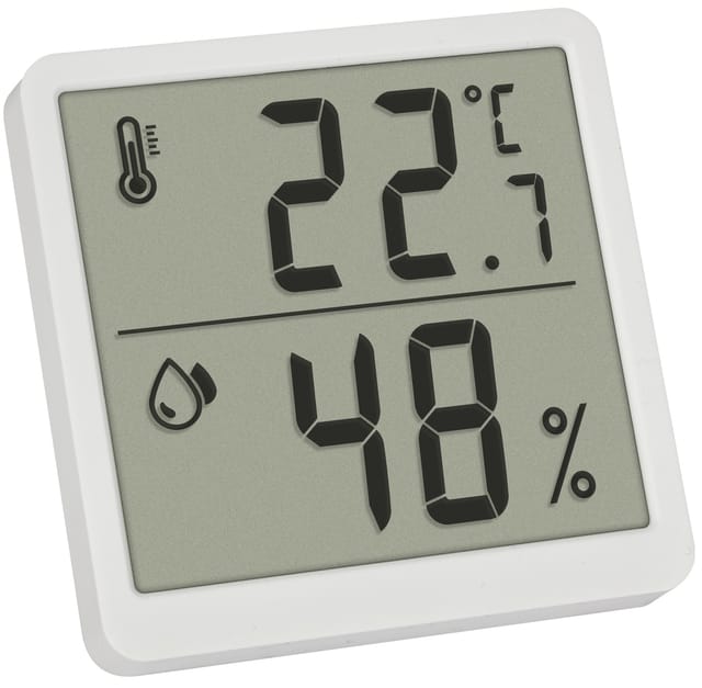 Digitales Thermo-Hygrometer Thermo-/Hygrometer Weiß 1 St. - Tfa Dostmann