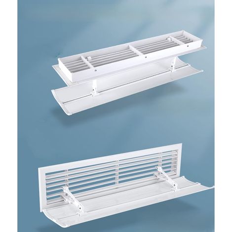 Déflecteur De Débit De Climatiseur Couvercle D'Aération Central Ac, Couvercle De Déviateur D'Air D'Aile D'Air De Sortie Réglable, Pare-brise Anti-soufflage Direct, Pour Évents/rv/registres De Plafon