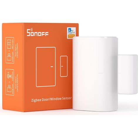 Capteur De Porte Et Fenêtre Zigbee 3.0 Sans Fil Adapté Pour Sonoff Snzb-04p - Détecteur D'Ouverture Alarme Maison Piles Incluses Compatible Alexa Google Home