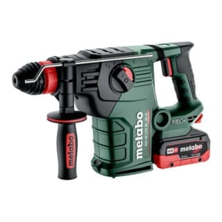 Metabo Akku-Kombihammer KH 18 LTX BL 35 Q, 2x LIHD 5,5AH + Ladegerät in metaBOX 185 XL