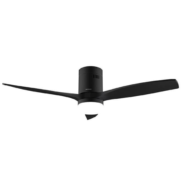 Deckenventilator mit Licht EnergySilence Aero 5600 Aqua Schwarz & Schwarz Verbunden - Cecotec