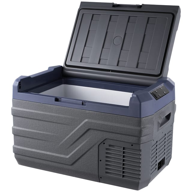 Mophorn 30l 12 Volt Autokühlschrank Tragbarer Gefrierschrank Einzelzone -20 °c-20 °c Eingebautes Licht 12/24 V Dc 100-240 V Ac Kompressorkühler Für Outdoor-camping Wohnmobil