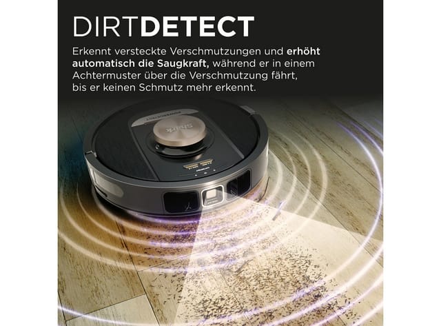 Shark PowerDetect Self-Empty RV2820VEEU schwarz Saugroboter