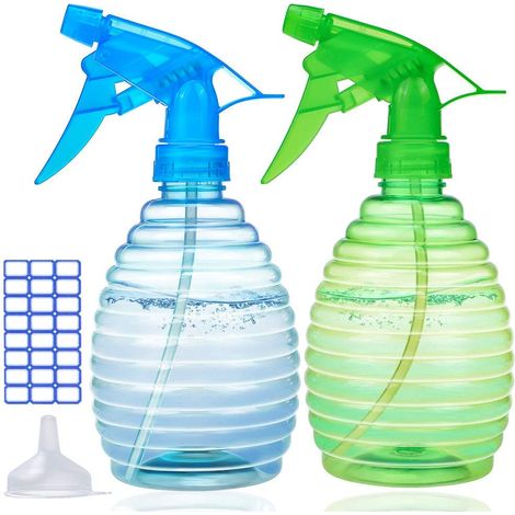 1 X 500-ml-sprühflasche, Verstellbare Düse, Leichter Kunststoff, Für Garten, Haare, Haushalt