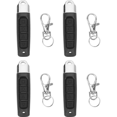 Set Mit 4 Fernbedienungen, 433 Mhz, 4-kanal-klonfunktion, Für Garagentor, Auto Und Motorrad
