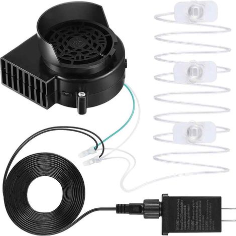 1 Ventilator, Gebläsemotor, Led-lichterkette, Adapter, Für Aufblasbare Dekorationen, Innen-/außenbereich