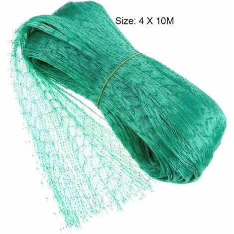 1 Vogelschutznetz, 4 X 10 M, Uv-beständiges Nylon, Zum Schutz Von Pflanzen, Blumen, Gemüse Und Gärten
