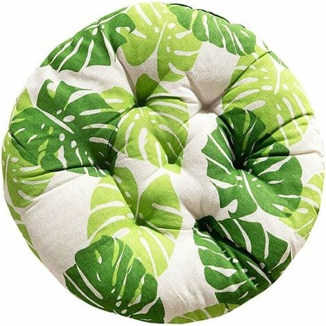 1 Rundes Kissen, Polyesterbezug, Füllung Aus Perlwatte, 40 X 40 Cm, Für Stuhl, Zuhause, Büro, Garten
