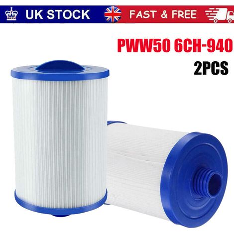 2 Stück Spa-filter Für Pww50 6ch-940 Sc714, Waschbares Polyester, 3-lagige Struktur, Für Whirlpools
