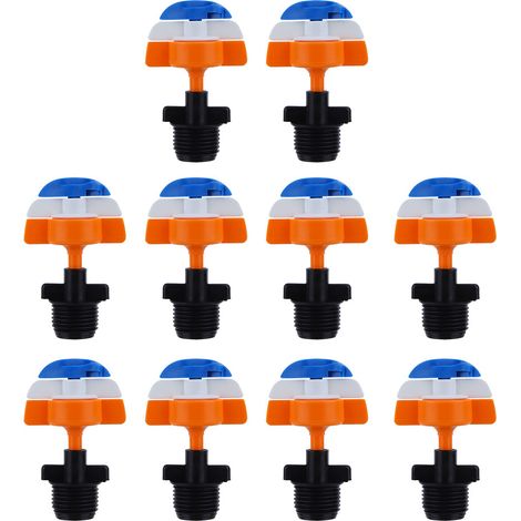 10er-pack Rasensprenger, 360°-drehung, Mikrodüse, Garten, Rasen