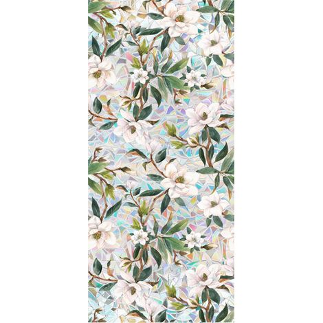 1 Statisch Haftende Fensterfolie, 3d-tönungsglaseffekt, Uv-schutz, Kein Klebstoff Erforderlich, Für Badezimmerfenster, 43 X 100 Cm
