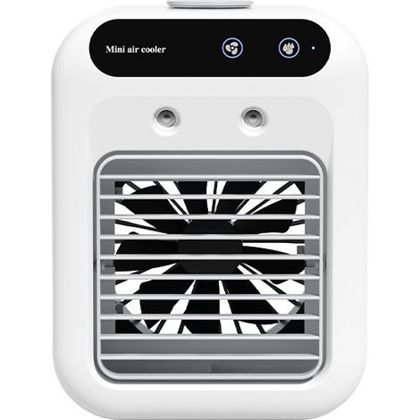 Tragbare Klimaanlagen, Wiederaufladbare Mini-klimaanlagen (25 W), 2 Verdampfer Für Kühle Luft, 2-stufiger Ventilator, Klimaanlagen Für Kleine Räume, Schlafzimmer, Büro Und Außenbereich