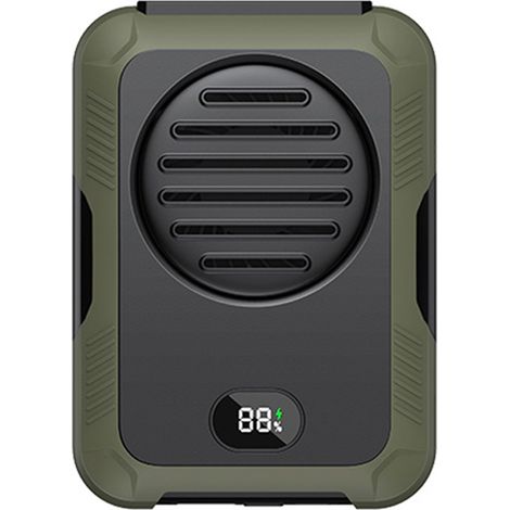 1 Nackenventilator, Verstellbares Kabel, Klappbarer Ständer, 2000-mah-akku, 3 Geschwindigkeitsstufen, Für Den Außenbereich