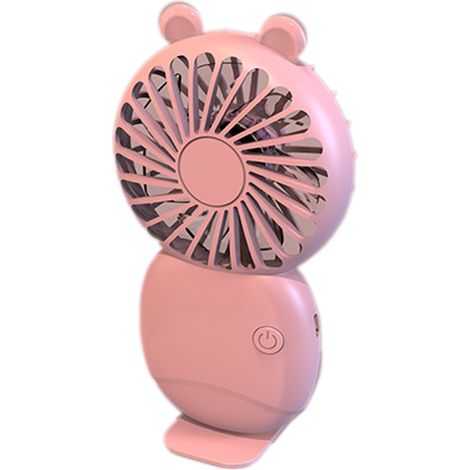 1 Ventilator, 3 Geschwindigkeitsstufen, Usb-aufladbar, Kompakt, Ideal Für Reisen Und Büro