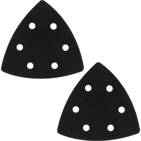 Set Mit 2 Dreieckigen Schleifpads (93 Mm) – 6-loch-klettpads – Zubehör Für Pda 180, Pda 240 Und Gda 280 E