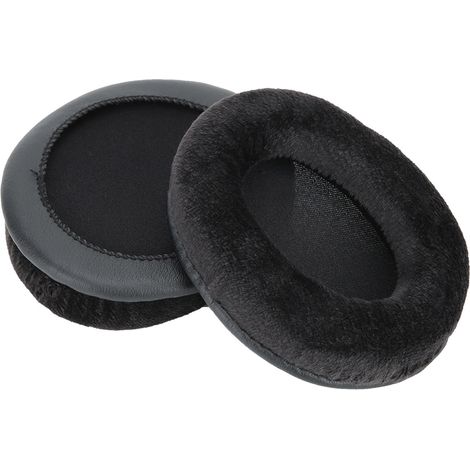 2 Ohrpolster, Schwarze Baumwolle, Weicher Schaumstoff, Für Shure Srh1840, Hpaec840