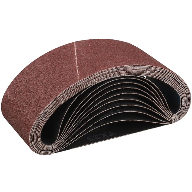 Schleifband 75 X 457 Mm, 10-teiliges Schleifband-set Mit Körnung 60