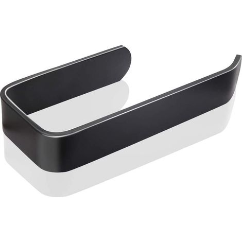 1 Toilettenpapierrollenhalter, Kein Bohren Erforderlich, Selbstklebend, Aus Aluminium, Rostfrei, Fürs Badezimmer