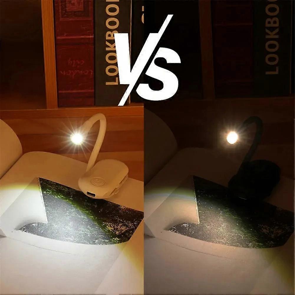 Luce Da Lettura A 3 Colori, Ricaricabile Tramite Usb, Portatile, Ideale Per Leggere A Letto, Luce Notturna A Led Per Amanti Dei Libri.