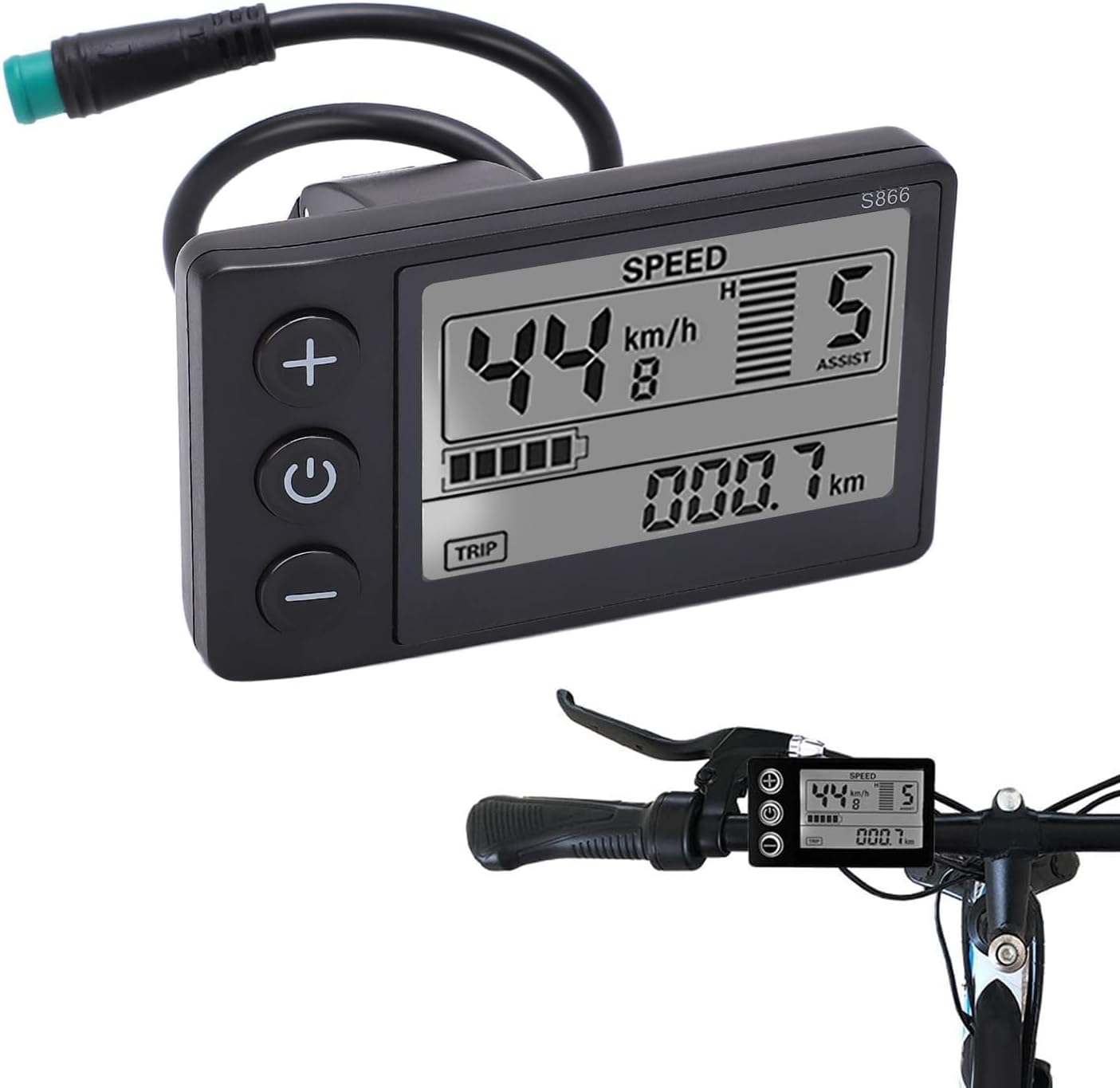 Kommunikationsprotokoll, Lcd-bildschirm, Wasserdichter Gps-fahrradcomputer Mit Tachometer Und Kilometerzähler, 24 V, 36 V, 48 V, Bedienfeld