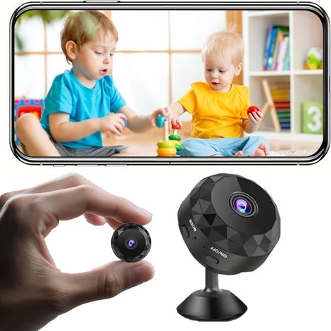 Mini-wlan-2k-kamera – Kabellos – Für Drinnen Und Draußen, Haustiere Und Babys
