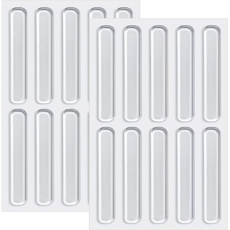 20 Stoßdämpfer, Transparentes Silikon, 6,3 Cm, Stark Haftend, Kratzfest, Für Möbel Und Türen