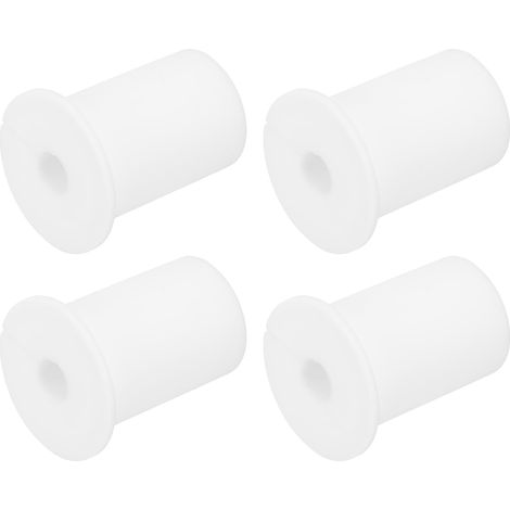 4 Stück Kabeltüllen, Silikon, 8 Mm Loch, Weiß, Kabelmanagement, Wand, Ethernet