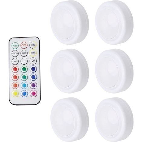 Set Mit 6 Led-strahlern (13 Farbtemperaturen) – Leuchten Geeignet Für Einbau- Und Aufbaumontage (doppelfunktion) – Dimmbar, Ultraflaches Design