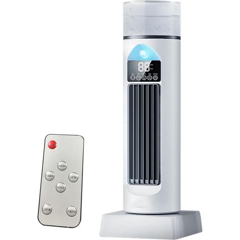 Klimaanlagenventilator, Kühlturmventilator, Leiser, Blattloser Luftkühler Mit Fernbedienung Und Wassertank, 6-stufiger Luftbefeuchter Für Schlafzimmer Und Büro