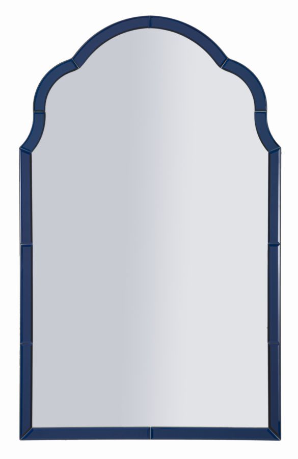 Wandspiegel In Mandarinenblau, 62 X 1 X 100 Cm (spiegelgröße 55 X 94 Cm)