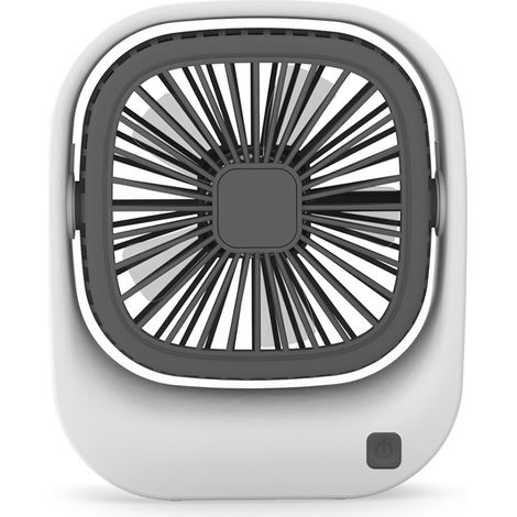 1 Mini-ventilator, Abnehmbarer Ständer, Einstellbare Geschwindigkeiten, Usb-akku, Für Büro Und Außenbereich