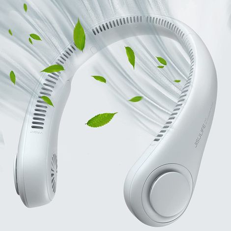 1 Nackenventilator, Blattlos, Leise, Batteriebetrieben, Für Camping, Reisen, Sport