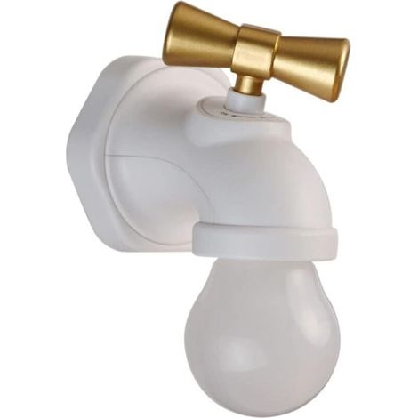 Kreativer Mini-nachttischhahn, Led-wandleuchte Mit Nachteffekt, Innenbeleuchtung, Wandleuchte Mit Usb-ladefunktion, Wandleuchte Mit Geräuschsteuerung