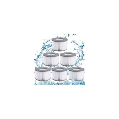 6 Mspa-ersatzteile, Whirlpool-zubehör Für Mspa Spa, Ersatzwasserfilter Für Whirlpool, Für Aufblasbare Pools Mspa Fd2089