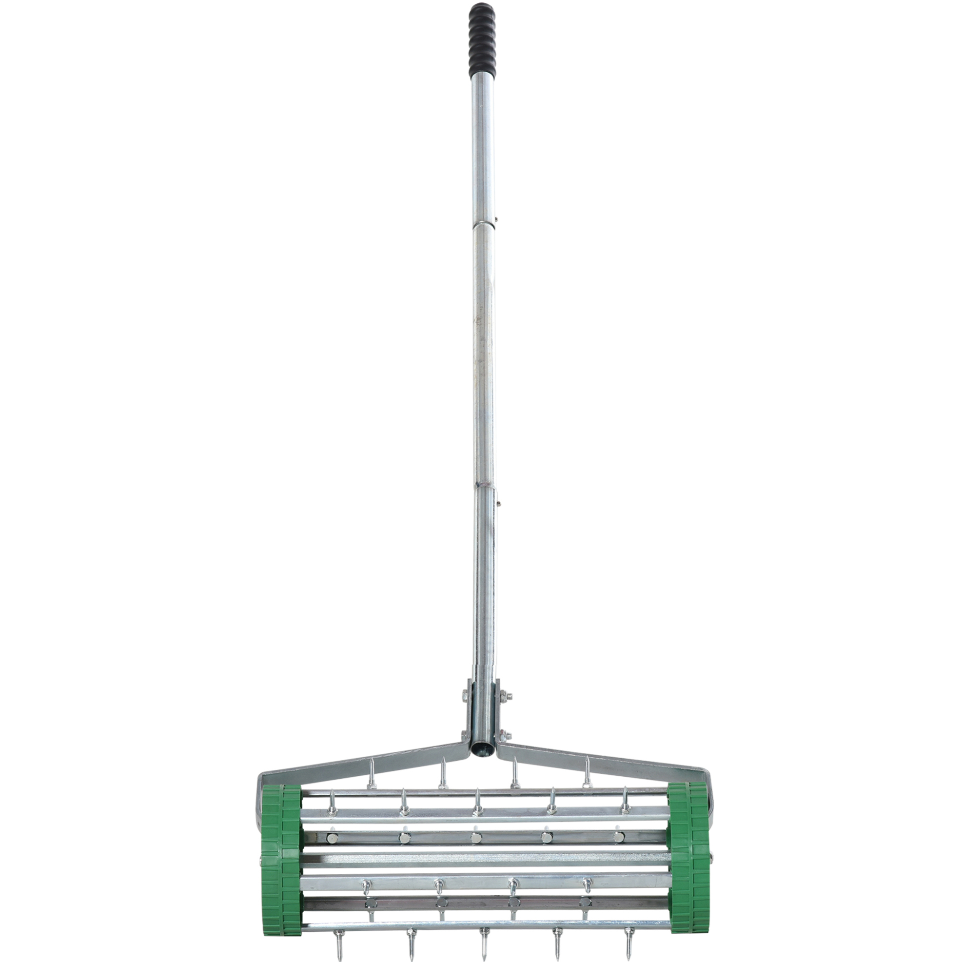 Rasenlüfter Mit Walze, Arbeitsbreite 43,5 Cm, Zinken 3,5 Cm, Verstellbarer Stiel