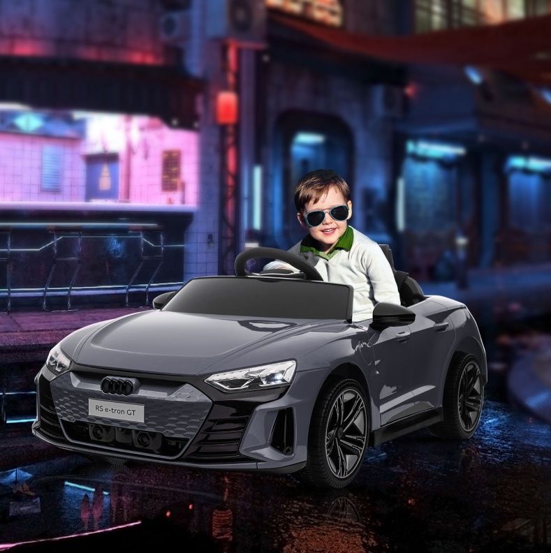 Elektrisches Kinderauto 12v Audi Rs E-tron Gt, 2,4-ghz-fernbedienung Okmyhome