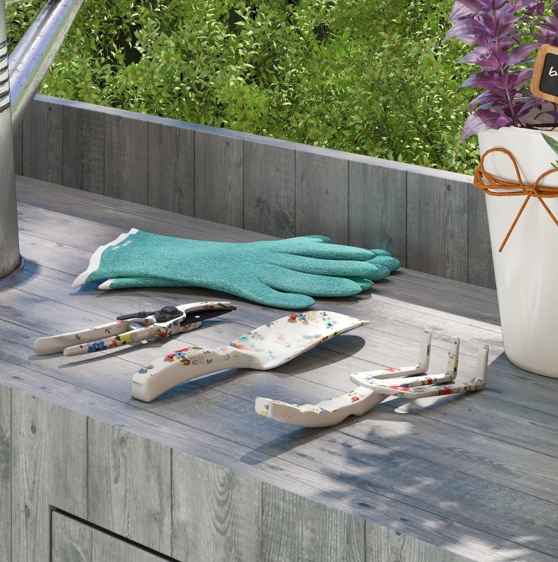 3-teiliges Gartenwerkzeug-set Aus Aluminium, Mehrfarbig, Okmyhome