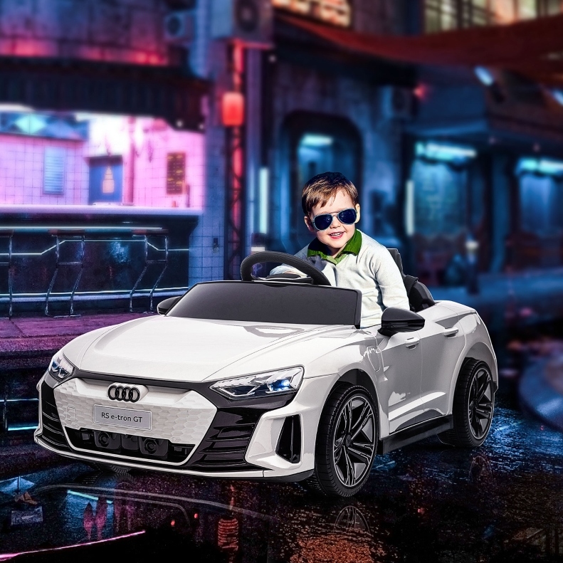 Elektrisches Kinderauto Audi Rs E-tron Gt Weiß 103 X 58 X 41 Cm Okmyhome
