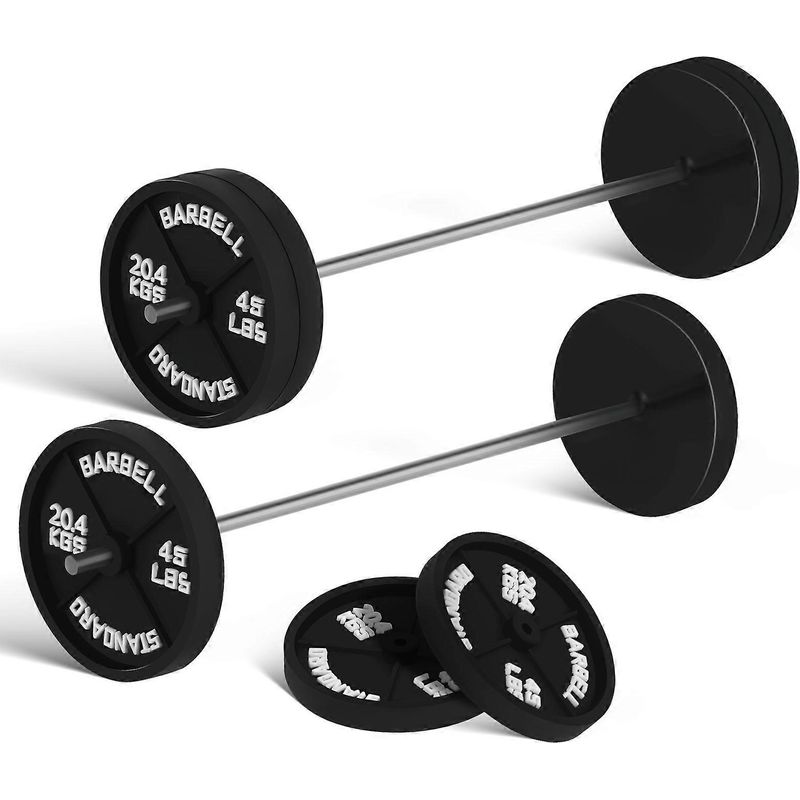 Set Mit 2 Mini-hanteln Für Puppenhäuser, Miniatur-tischhanteln, Miniatur-fitness-dekoration Für Puppenhäuser, Fitness-modelle