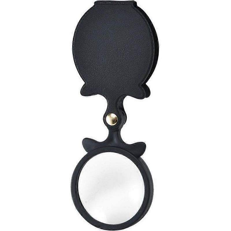 Mini-tragbare Lupe 64 Mm Zum Lesen Und Beobachten (schwarz)