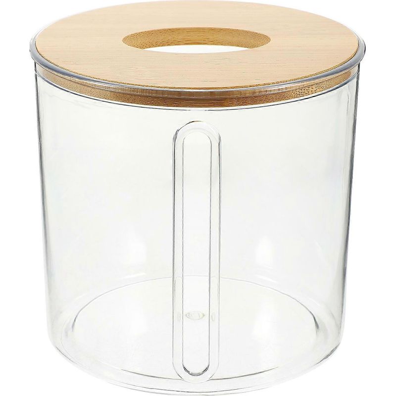 Transparente Taschentuchbox Mit Deckel, Ideal Für Zuhause Oder Das Büro.