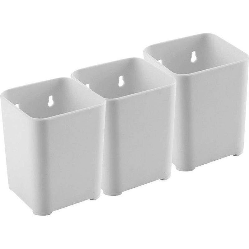 Set Mit 3 Zahnbürstenhaltern, Stifthaltern, Wand-stiftorganizern Und Schreibtisch-stiftboxen