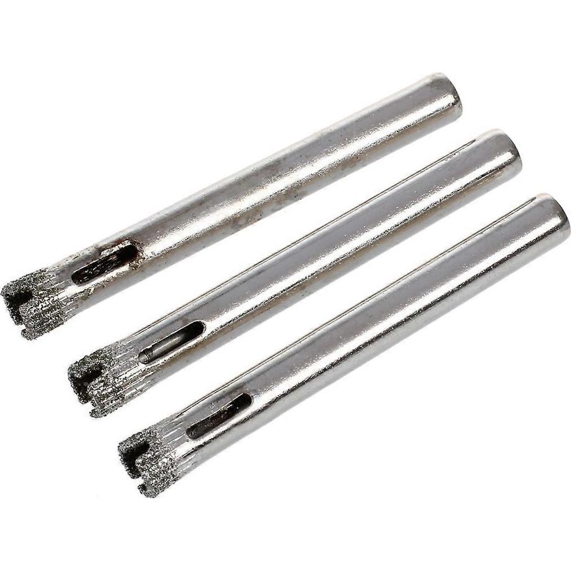 Sodial(r) 3-teiliges Diamantbohrer-set Für Keramik Und Glas, 6-mm-lochsäge (15/64")