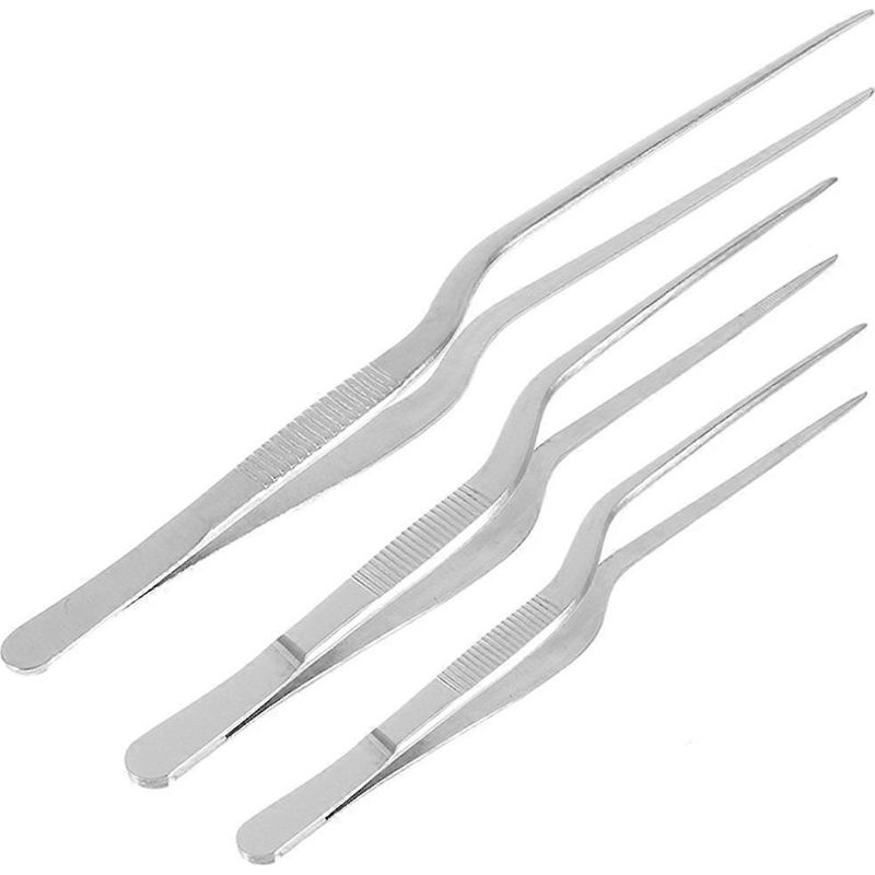 Set Aus 3 Edelstahl-lebensmittelzangen, Fischgrätenzangen