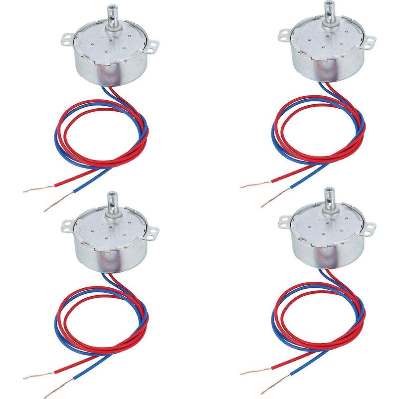 4x Wechselstrom-synchronmotor 220v-240v 4w 3rpm Ccw/cw 20mm Dick